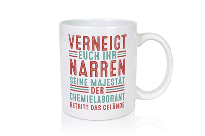 Verneigt euch: Chemielaborant | Laborant Chemie v2 Geschenkidee Humor Tasse
