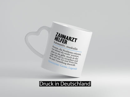 Zahnarzthelfer | Spruch Humor Zahnmedizin Geschenkidee Tasse
