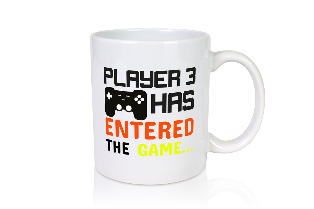 Player 3 | Schwangerschaft Tasse Nachwuchs Eltern Humor Geschenkidee