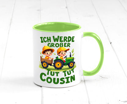 Ich werde Großer Cousin | Familie Bauer lustiger Spruch Geschenk Geschenkidee