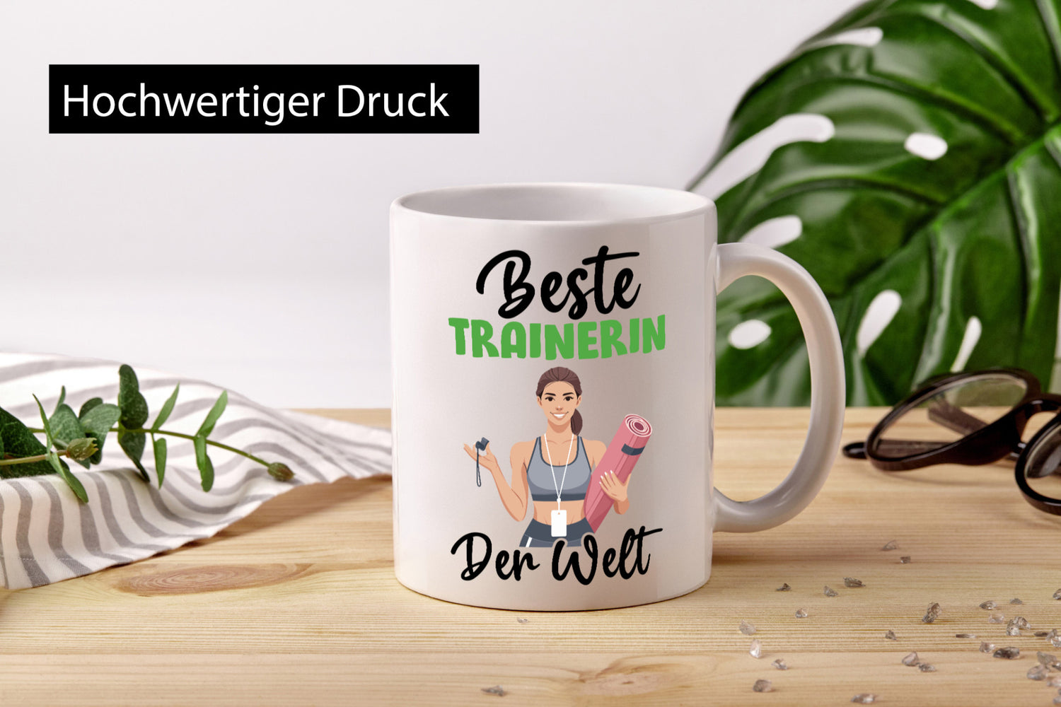 Beste Trainerin | Sportverein Humor v2 lustiger Spruch Geschenk Geschenkidee