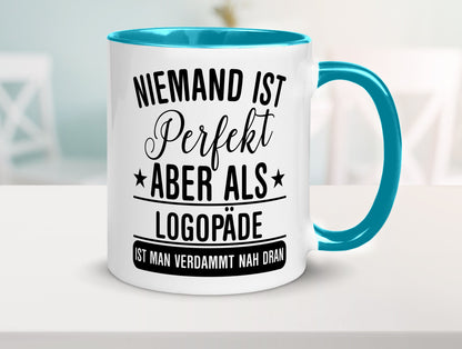 Verdammt nah dran: Logopäde | Sprachtherapie lustig Humor Geschenkidee Geschenk