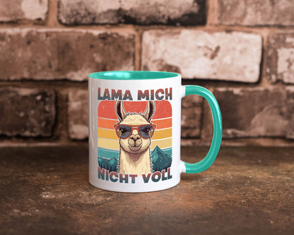 Lama mich nicht voll | Alpaka Kamel Retro lustig Humor Geschenkidee Geschenk