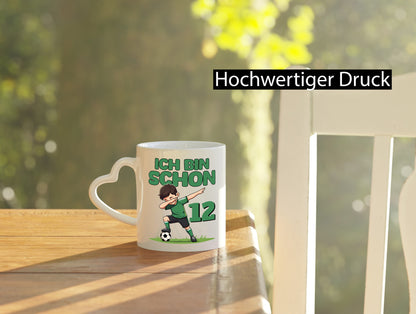 12. Geburtstag | 12 Jahre Fußballer Geschenkidee Humor Tasse