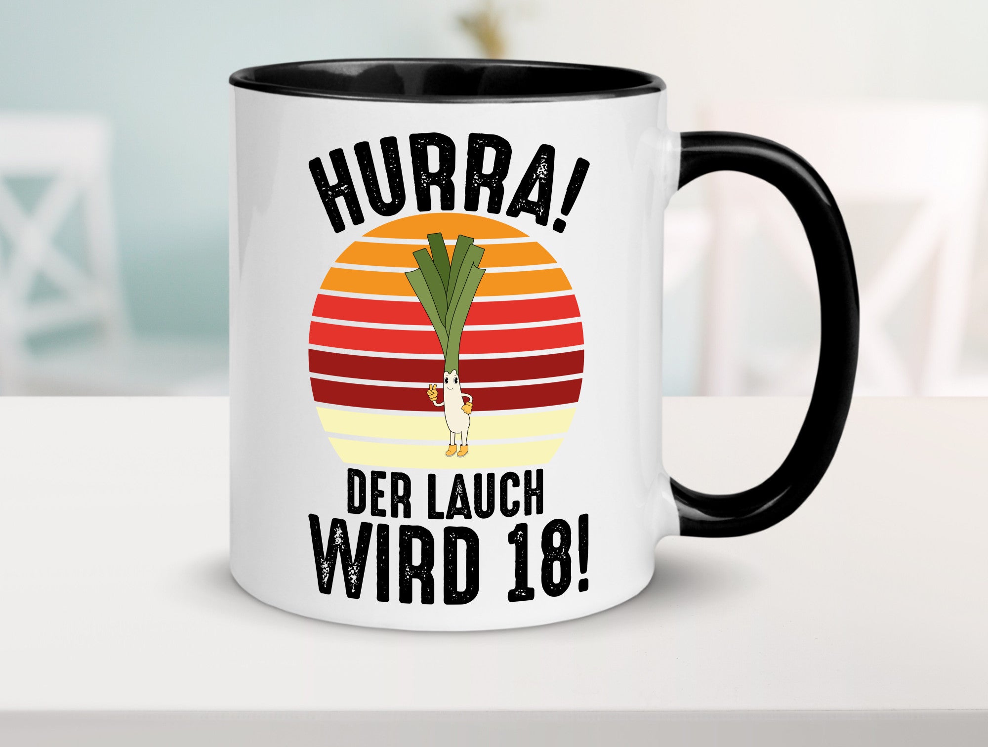 Hurra der lauch wird 18 | 18. Geburtstag Ehrentag lustiger Spruch Geschenk