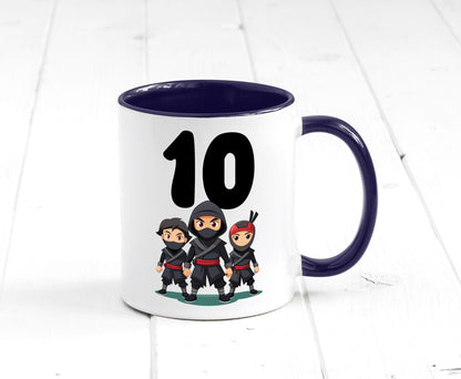 10. Geburtstag | 10 Jahre Ninja Humor Geschenkidee Tasse