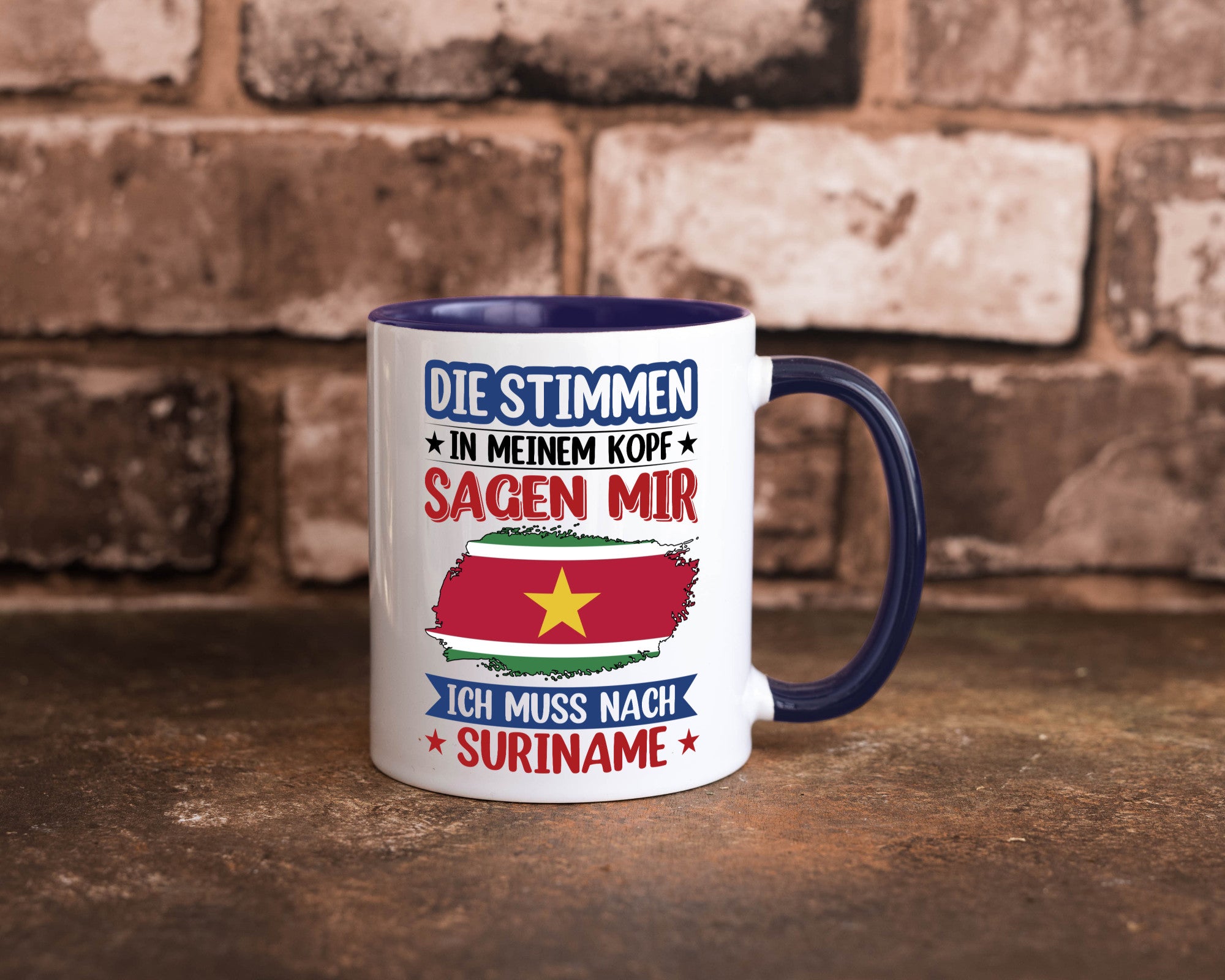 Suriname | Urlaub Stimmen in meinem Kopf Traumland v2 Geschenk Humor