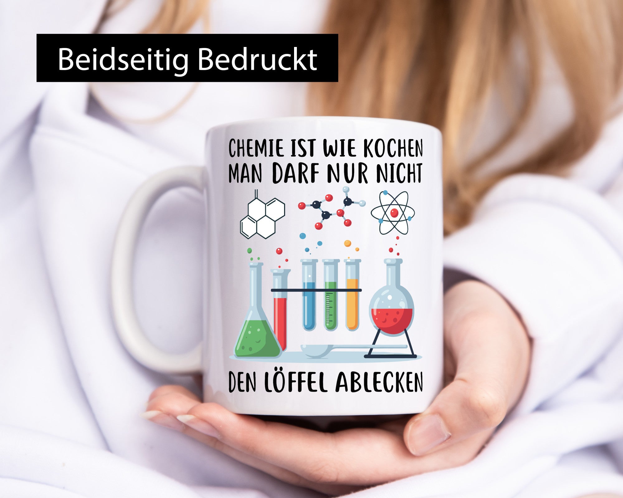 Chemie ist wie Kochen | lustiger Spruch Geschenk Humor Geschenkidee Tasse