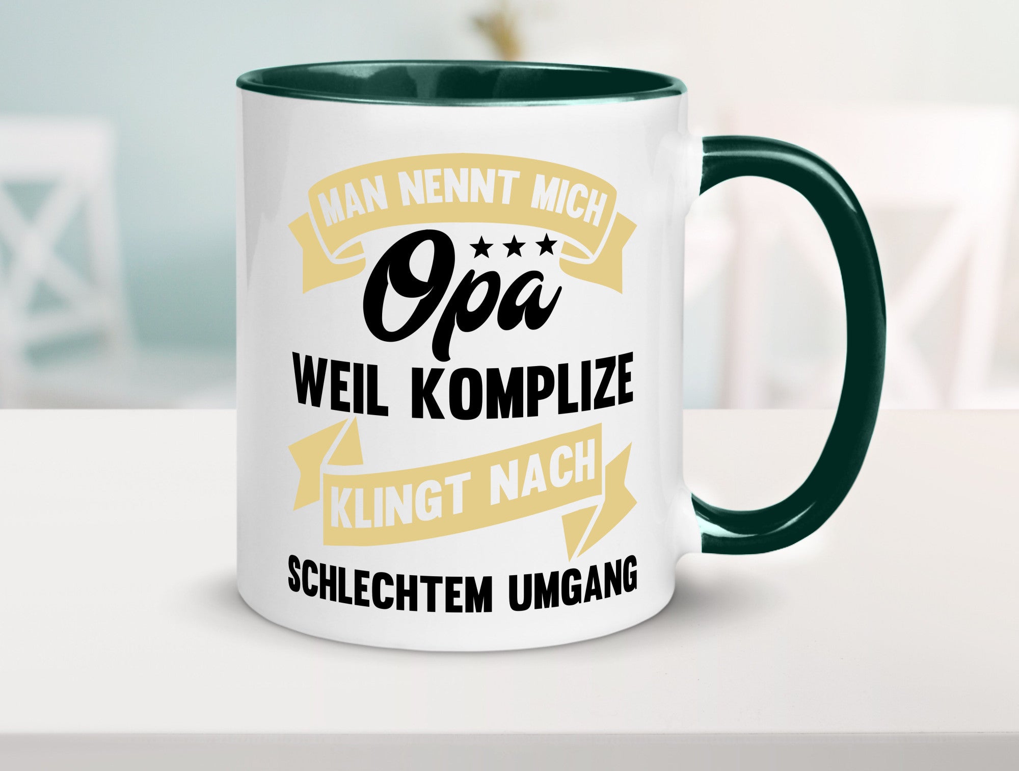 Man nennt mich Opa | Bester der Welt Humor Familie Geschenkidee Tasse