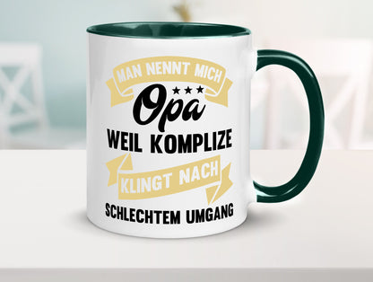 Man nennt mich Opa | Bester der Welt Humor Familie Geschenkidee Tasse