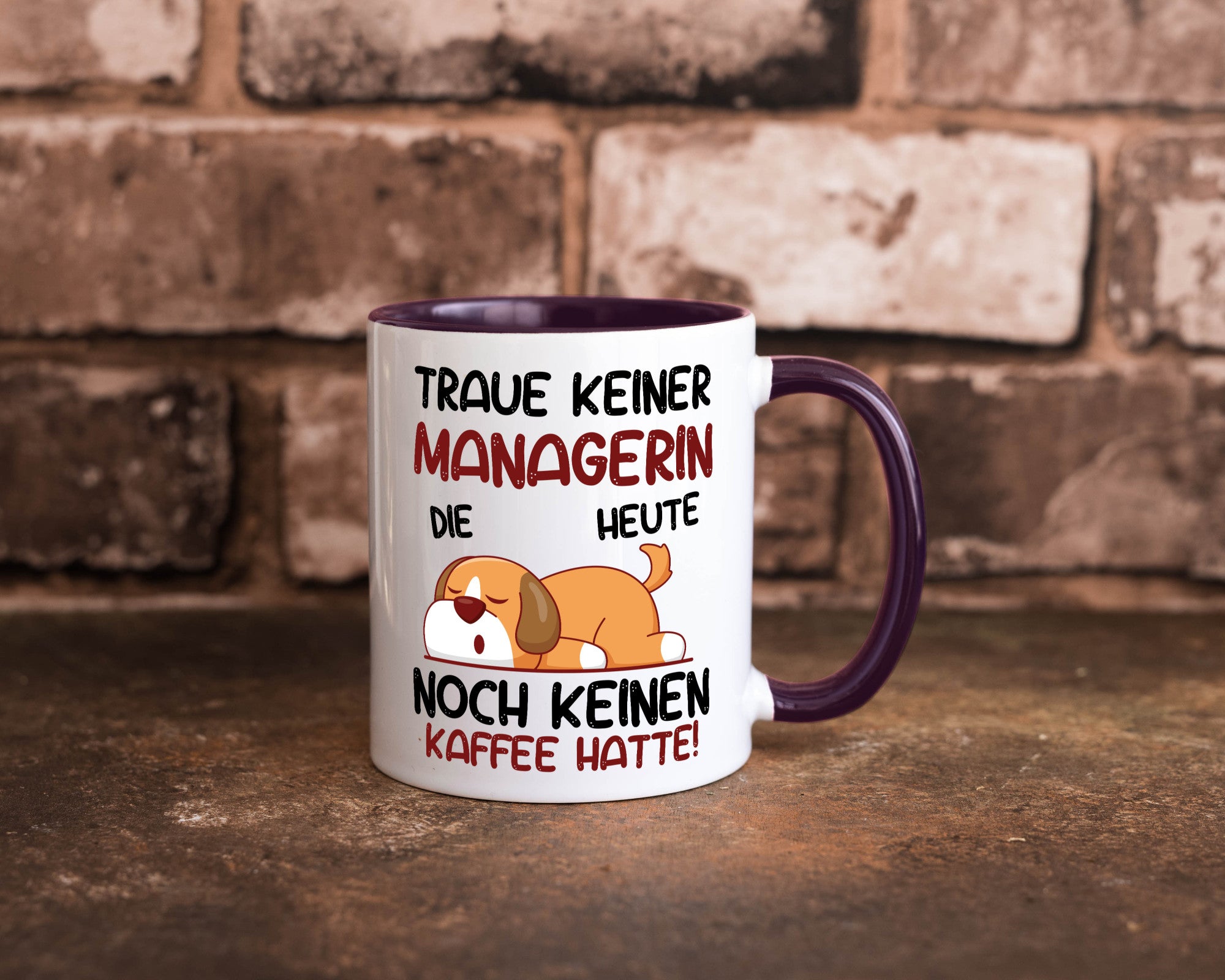 Traue keiner Managerin | Management lustiger Spruch Geschenk Humor Geschenkidee