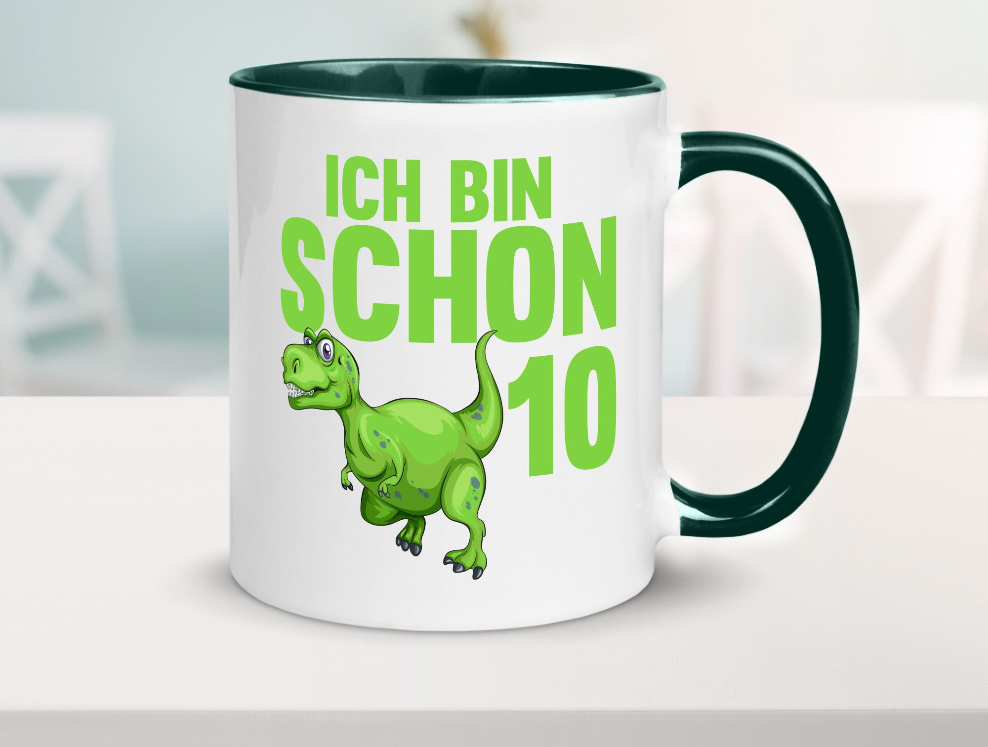 10. Geburtstag | 10 Jahre Dino Dinosaurier Geschenk Geschenkidee lustiger
