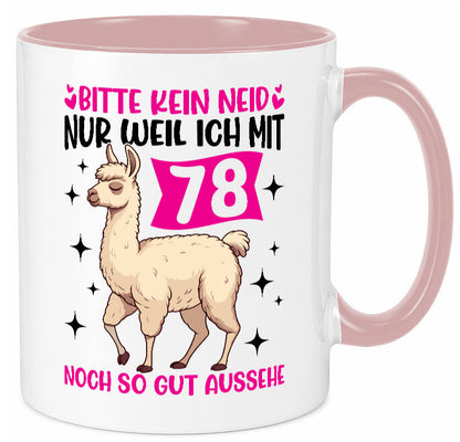 78. Geburtstag | 78 Jahre Lama gut aussehen Geschenk Geschenkidee lustiger