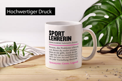 Sportlehrerin | Schule Lehrer Sport Spruch lustiger Geschenk Humor Geschenkidee