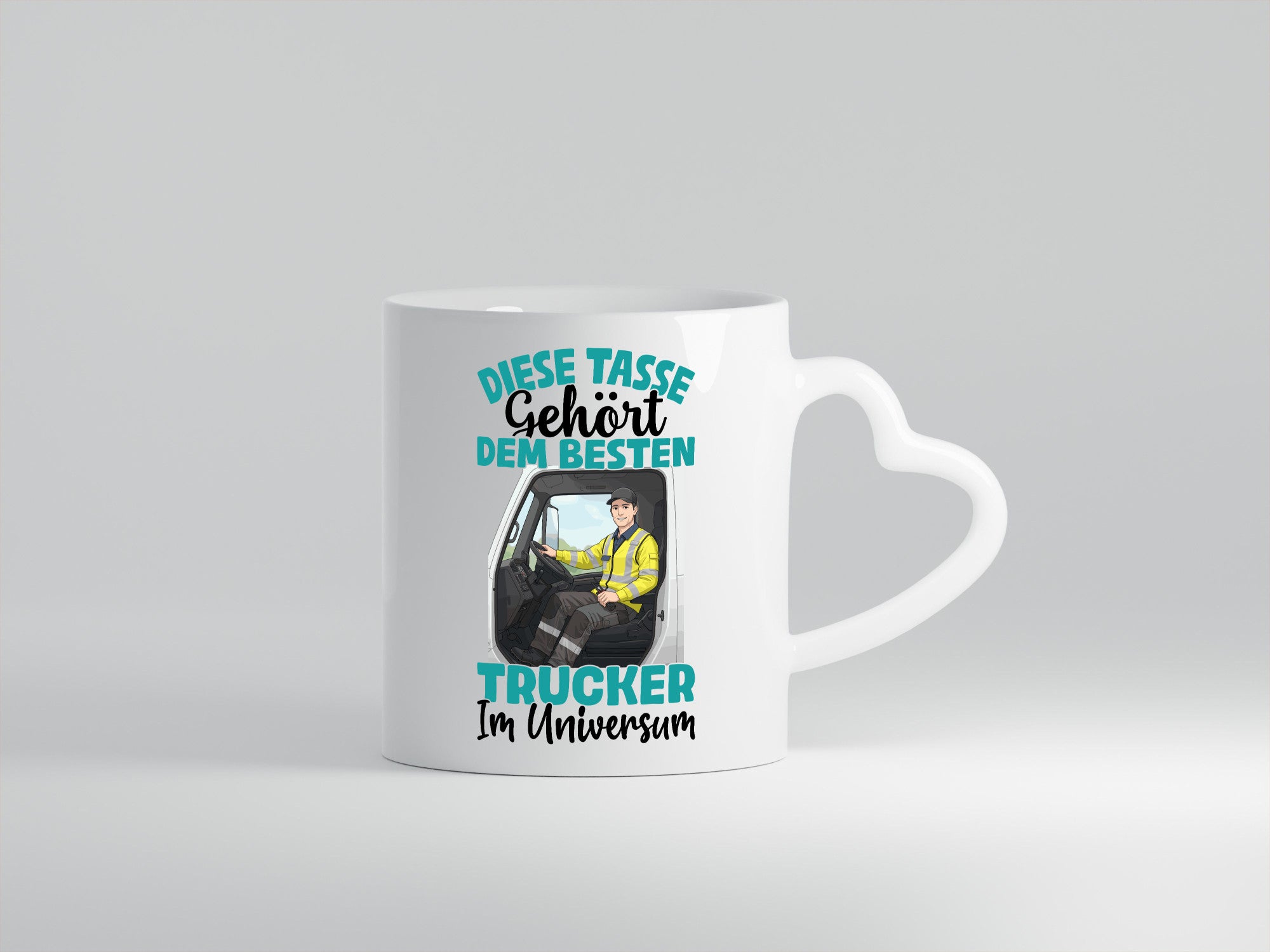 Im Universum: Trucker | LKW Fahrer Beruf Humor Arbeit Kollegen Büro