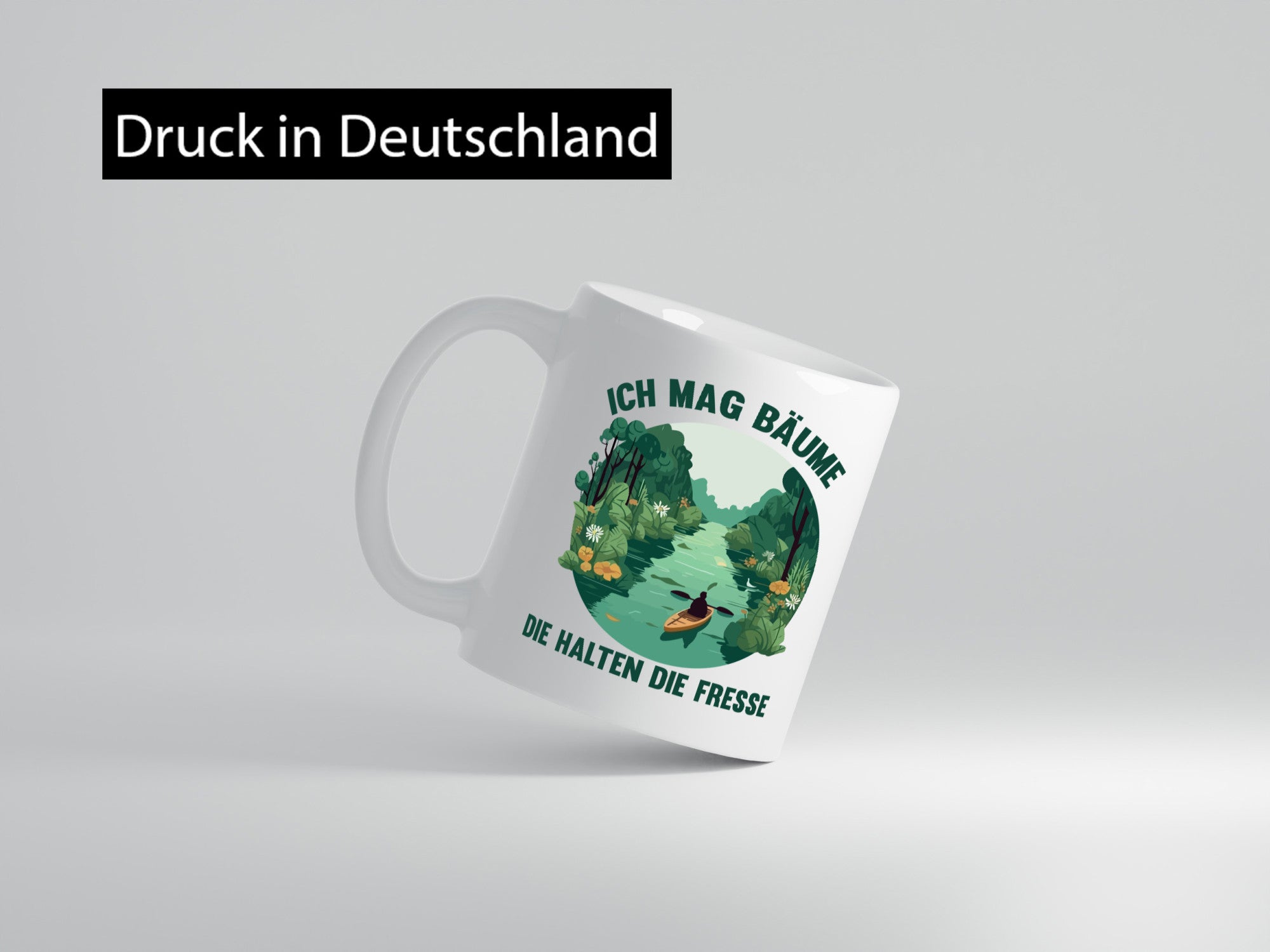 Ich mag Bäume die halten Fresse | Natur Wald lustiger Spruch Geschenk Humor