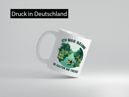 Ich mag Bäume die halten Fresse | Natur Wald lustiger Spruch Geschenk Humor