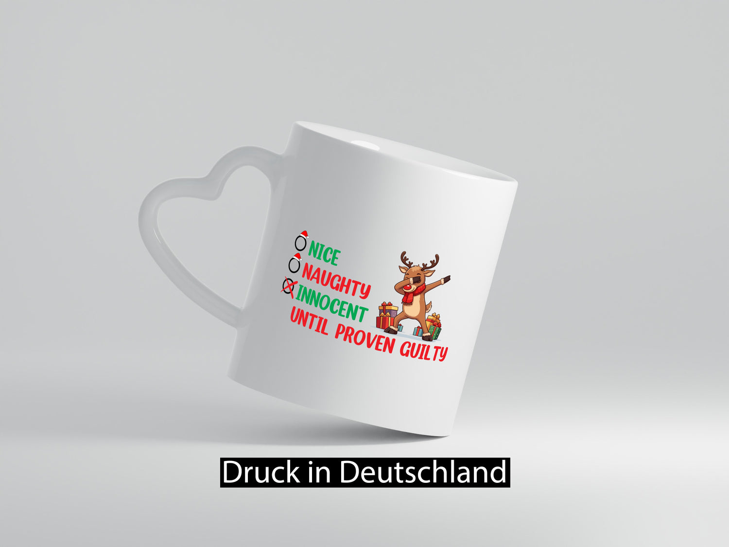 Weihnachtszeit | Daping Elch v2 Geschenkidee Humor Tasse