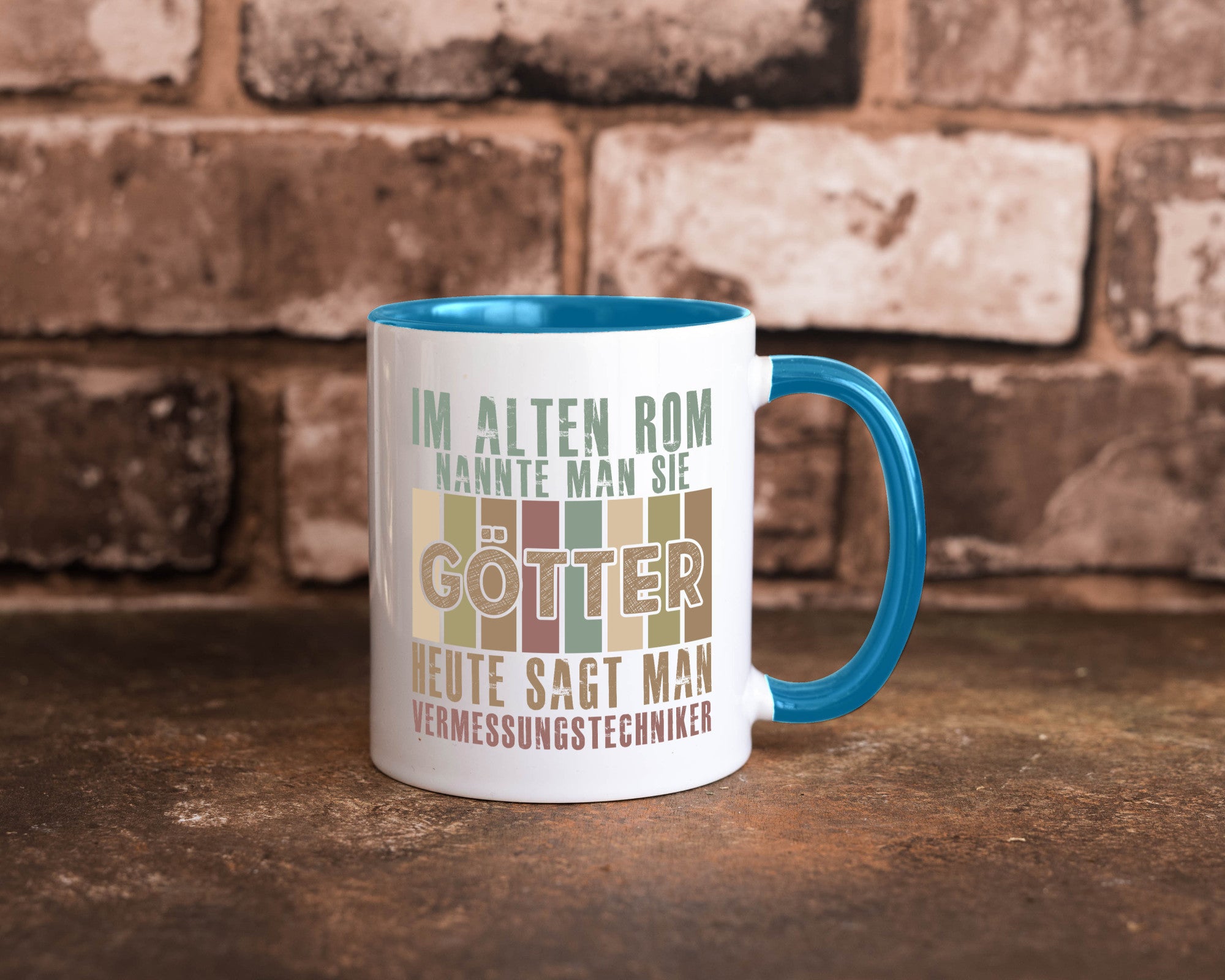 Heute sagt man: Vermessungstechniker | Techniker Geschenkidee Humor Tasse
