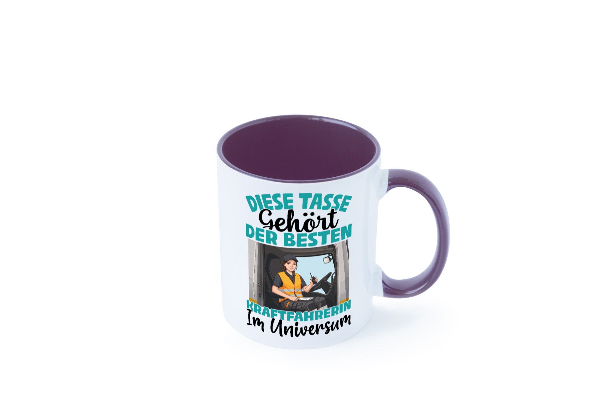 Im Universum: Kraftfahrerin | Lastwagen LKW lustig Humor Geschenkidee Geschenk