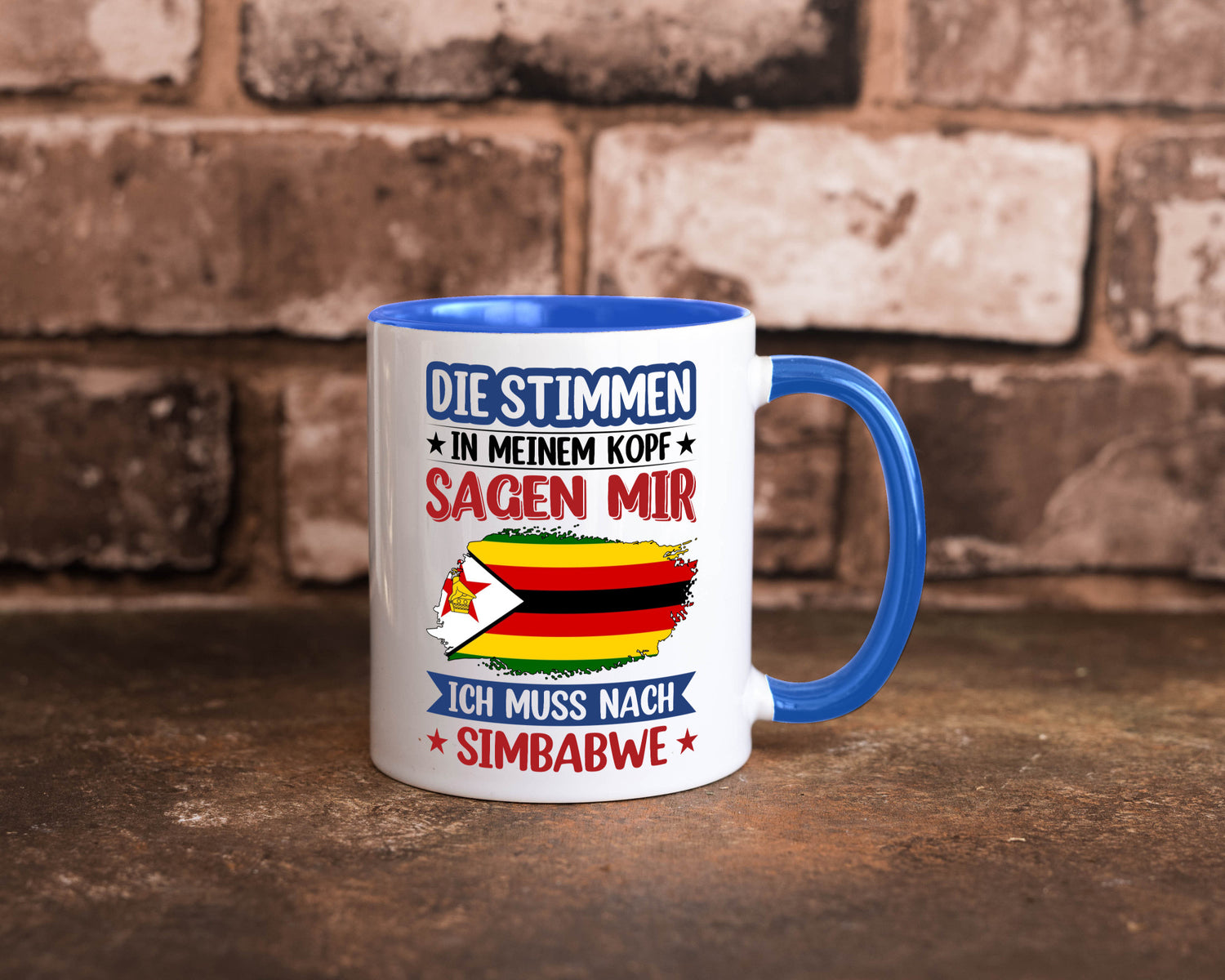 Simbabwe | Urlaub Stimmen in meinem Kopf Traumland v2 Geschenk Humor