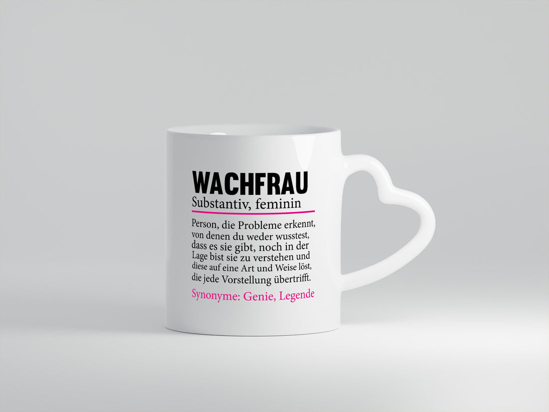 Wachfrau | Wachpersonal Spruch Nachtwächter Geschenk Humor Geschenkidee Tasse