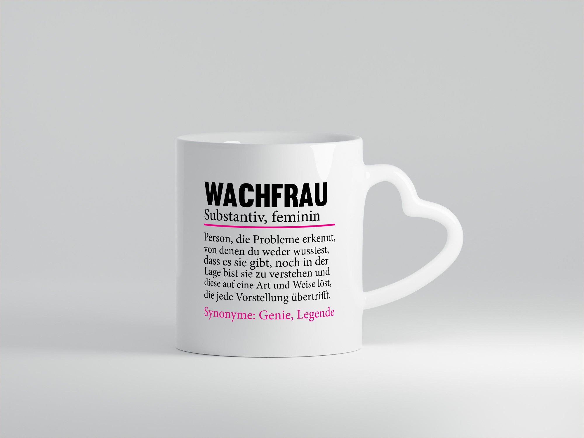 Wachfrau | Wachpersonal Spruch Nachtwächter Geschenk Humor Geschenkidee