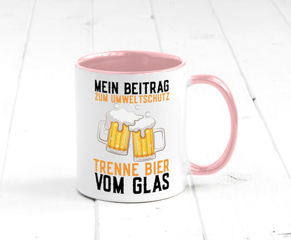 Beitrag zum Umweltschutz | Biertrinker Party Pils lustiger Spruch Geschenk