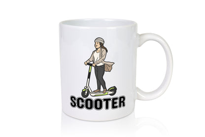 Scooter Tasse | Scooterfahrer Motiv Jungs Jungen lustig Humor Geschenkidee