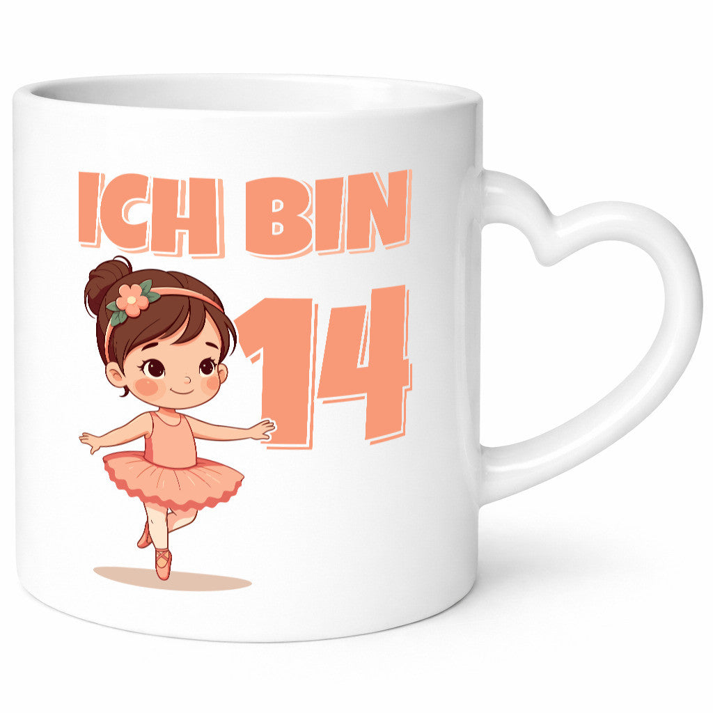 14 Geburtstag | Jahre Ballerina Mädchen Ballet lustiger Spruch Geschenk