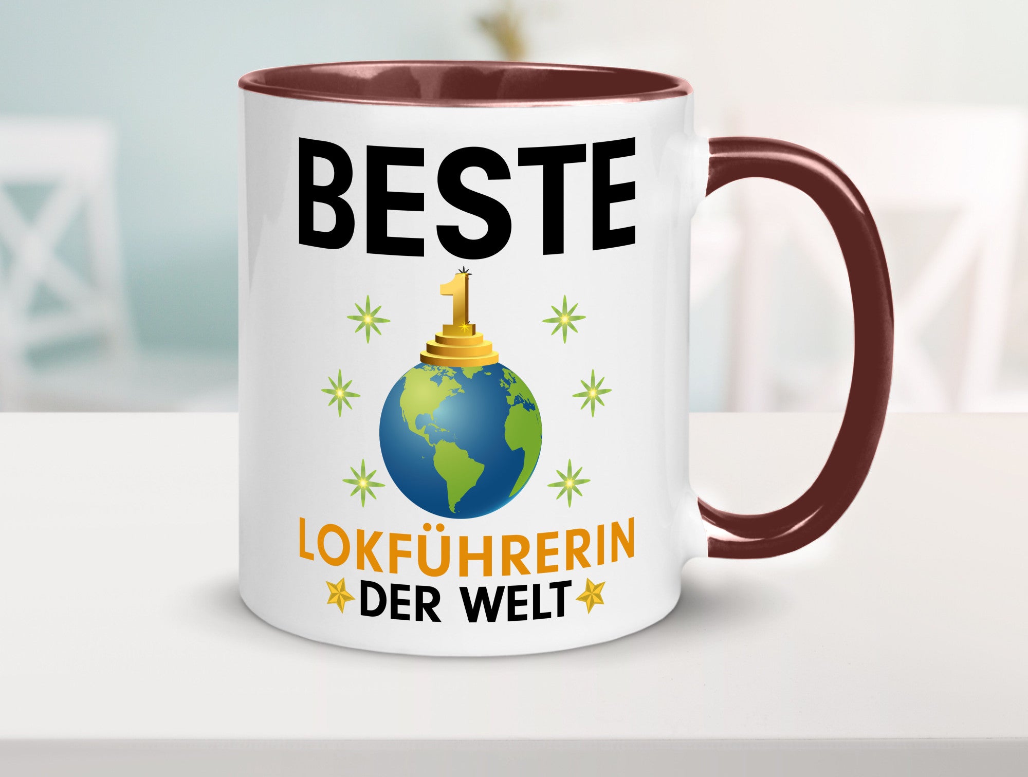 Welt Beste Lokführerin | Zug Beruf lustiger Spruch Geschenk Arbeit Kollegen
