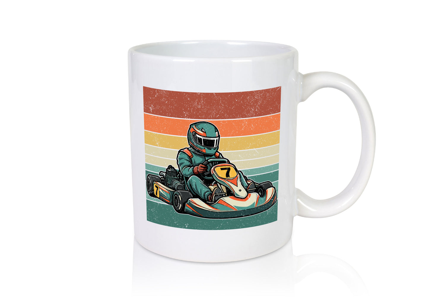 Cooles Go Kart | Retro lustiger Spruch Geschenk Humor Geschenkidee Tasse