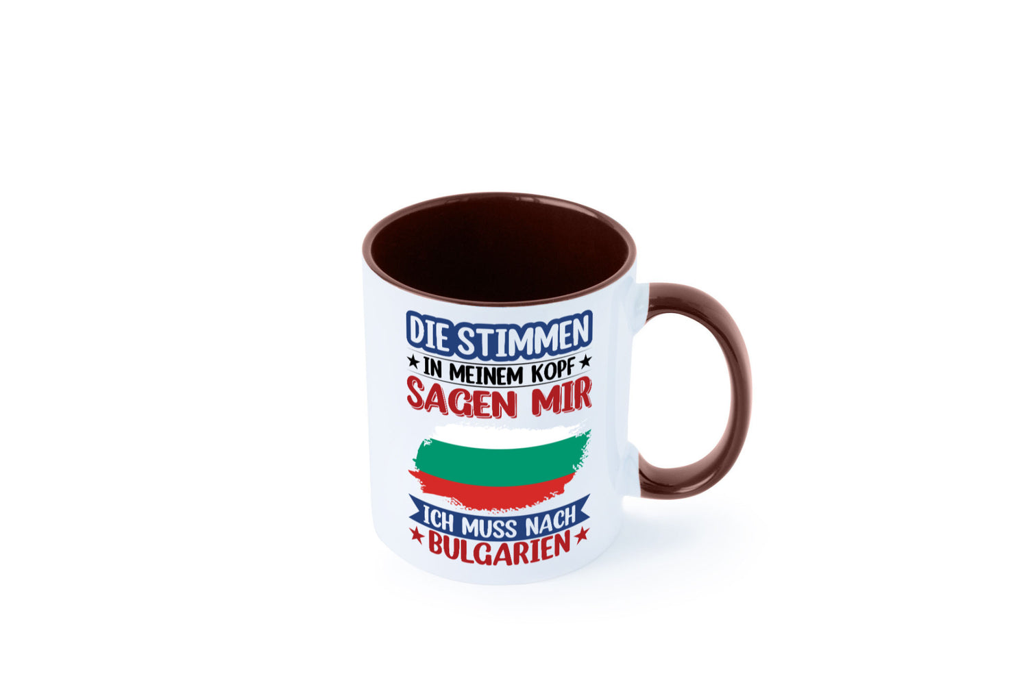 Bulgarien | Urlaub Stimmen in meinem Kopf Traumland Humor Geschenkidee Tasse