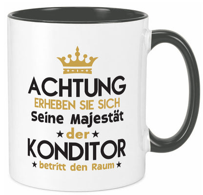 Seine Majestät Konditor | Konditorei Geschenkidee Humor Tasse