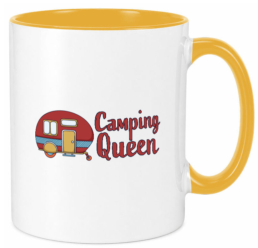 Camping Queen | Wohnanhänger Geschenk Humor Geschenkidee lustiger Spruch Tasse