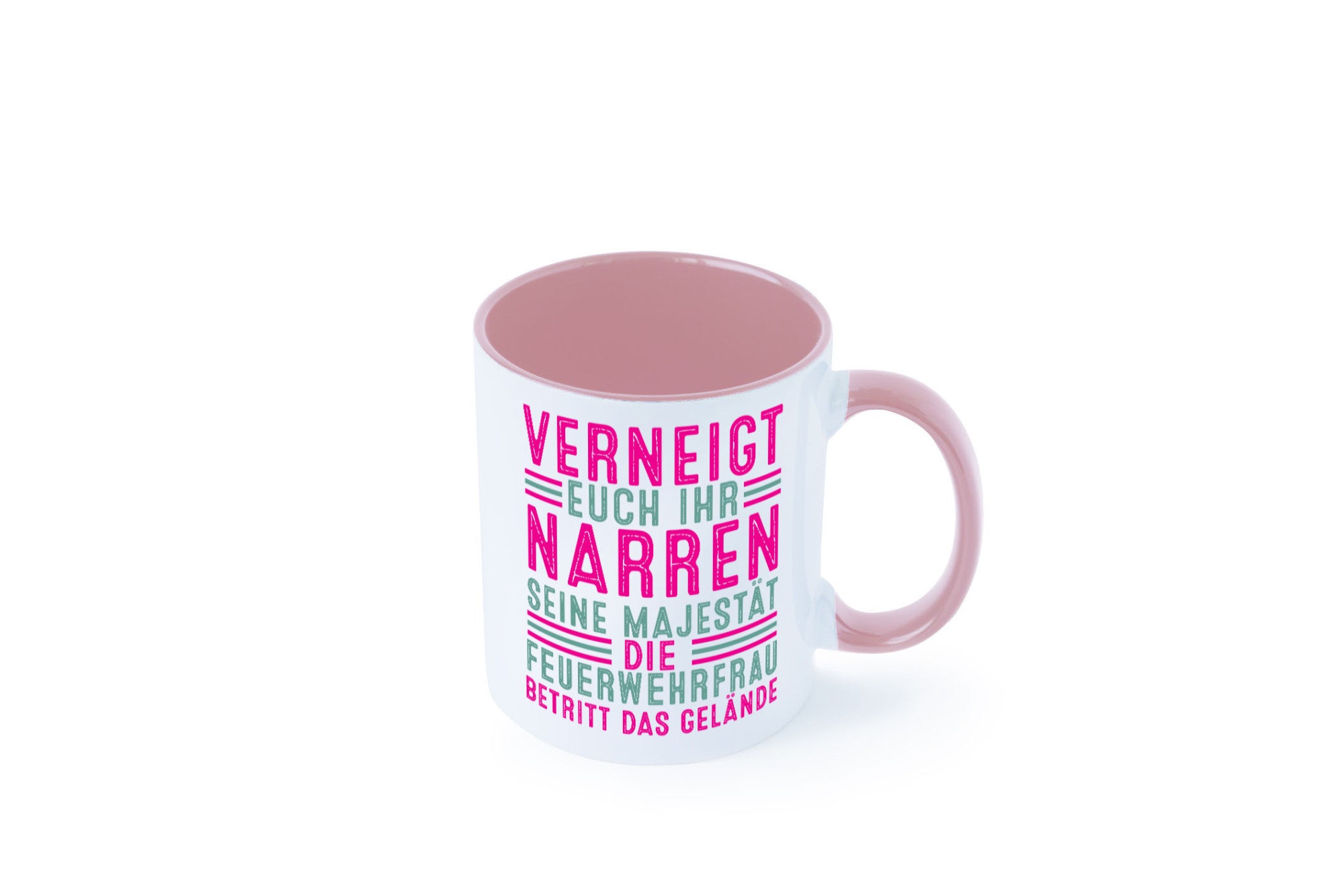 Verneigt euch: Feuerwehrfrau | Feuerwehr v2 Geschenkidee Humor Tasse
