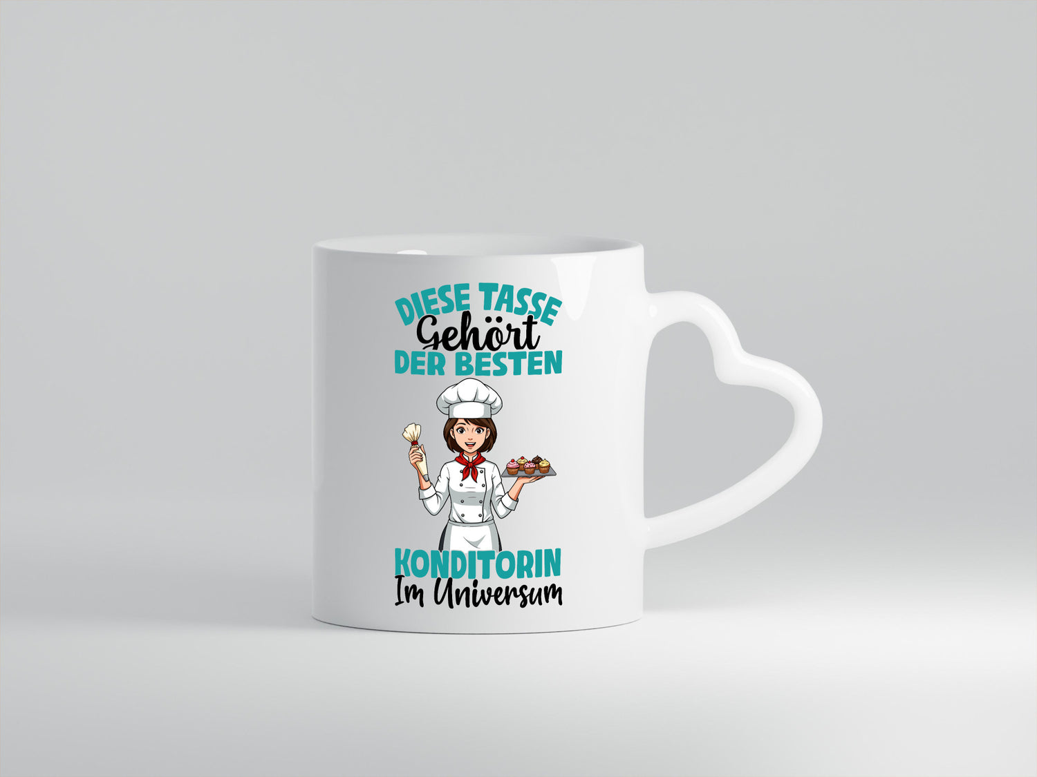 Im Universum: Konditorin | Konditorei Geschenkidee Humor Tasse
