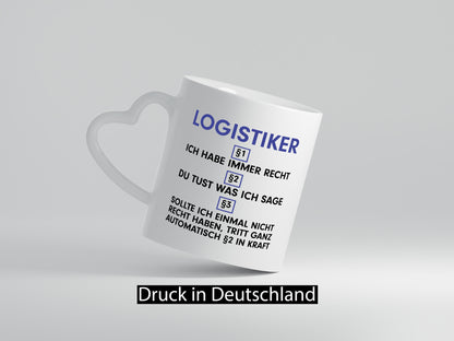 Ich habe immer Recht Logistiker | Beruf Logistik lustiger Spruch Geschenk