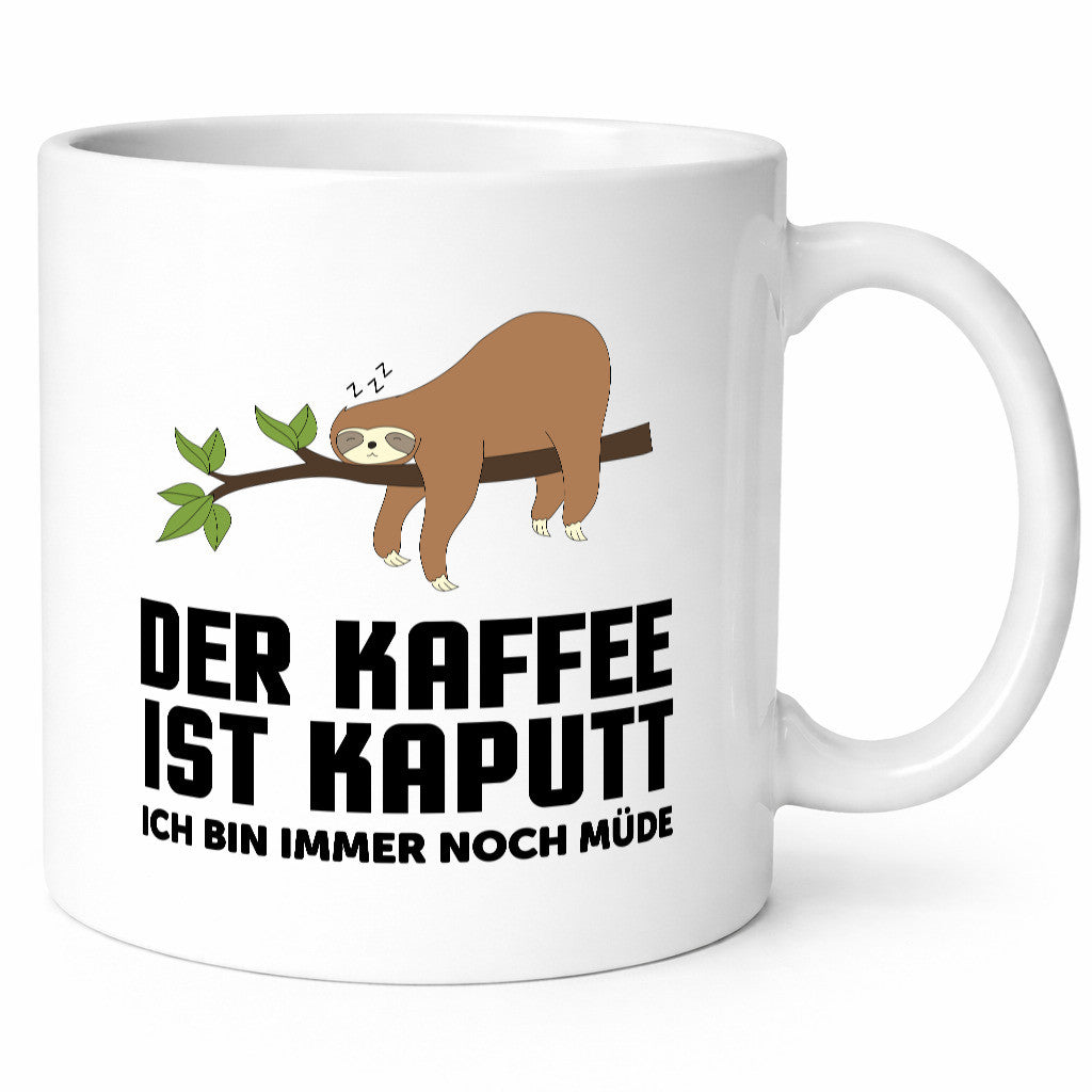 kaffee ist kaputt ich bin noch müde | Faultier schlafen Geschenkidee