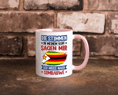Simbabwe | Urlaub Stimmen in meinem Kopf Traumland v2 Geschenk Humor