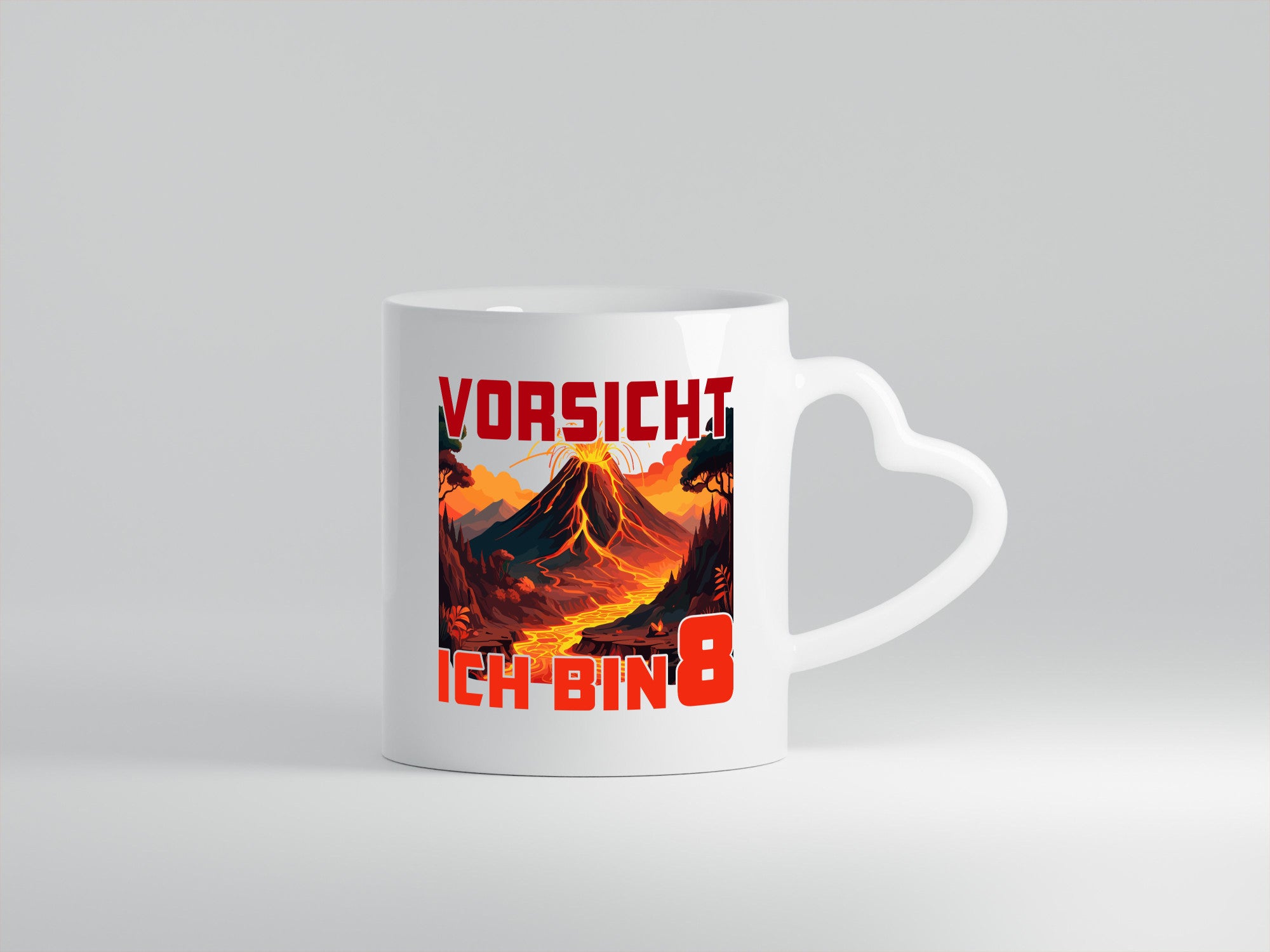 8. Geburtstag | 8 Jahre Vulkanausbruch Vulkan Geschenk Geschenkidee lustiger