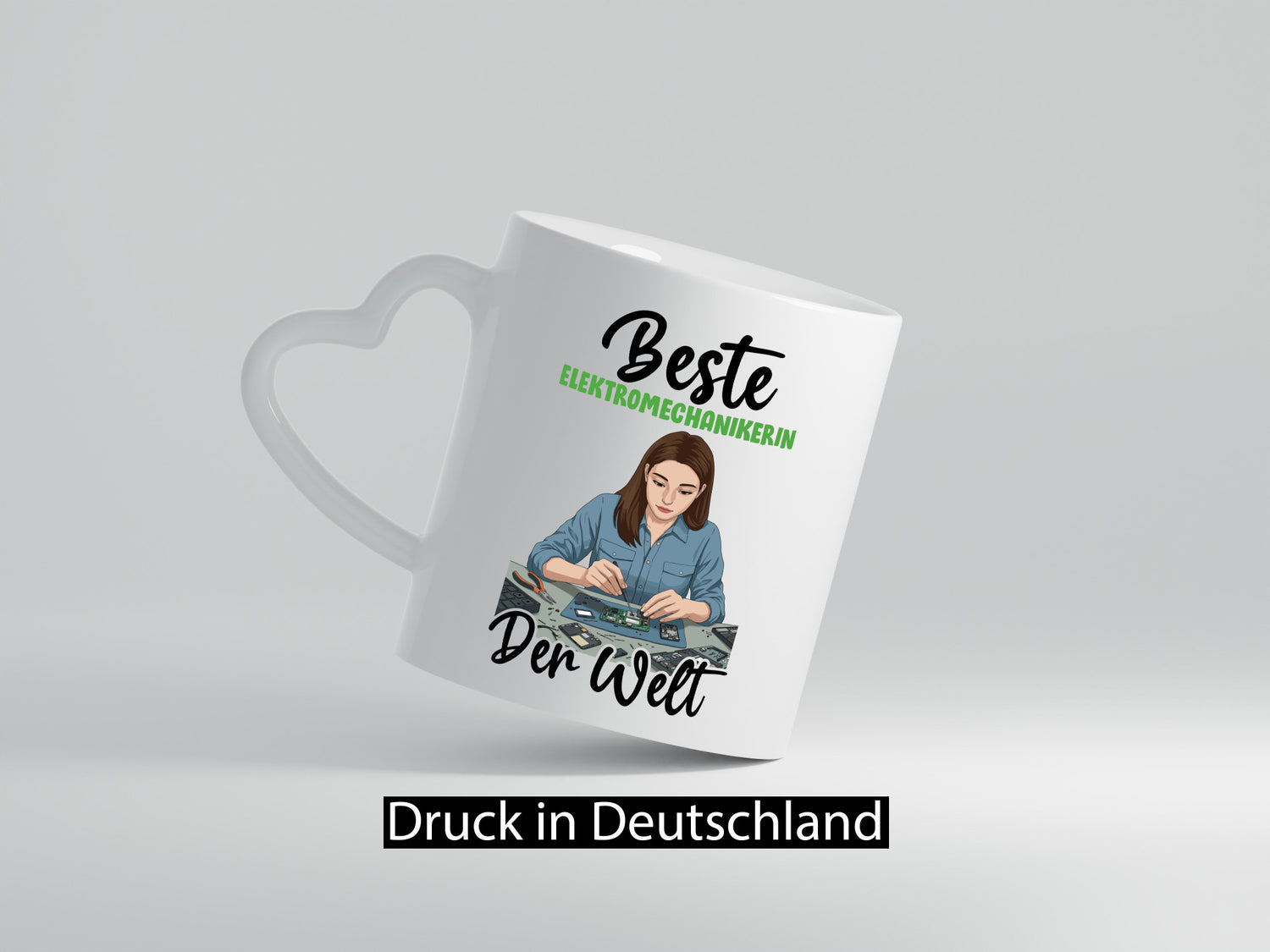 Beste Elektromechanikerin | Mechanikerin v2 Geschenkidee Humor Tasse