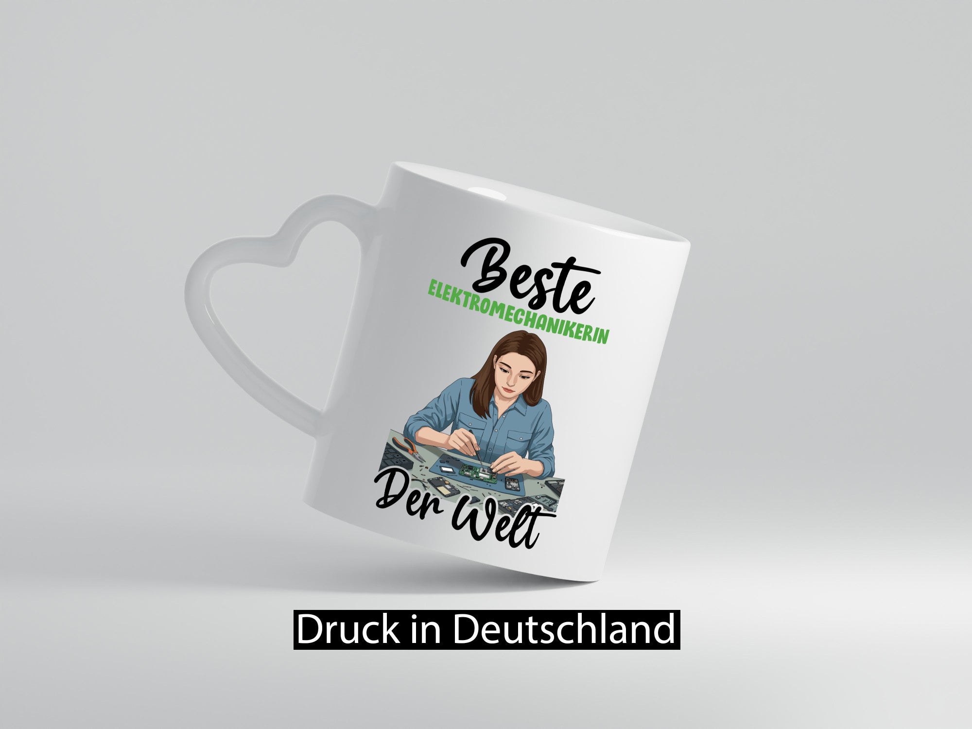 Beste Elektromechanikerin | Mechanikerin v2 Geschenkidee Humor Tasse