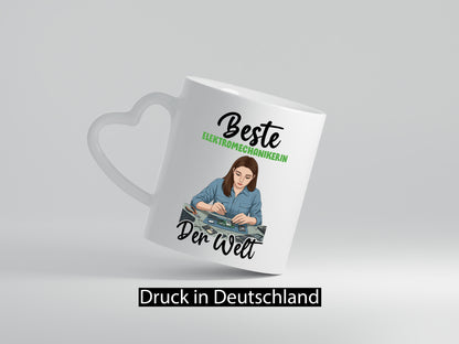 Beste Elektromechanikerin | Mechanikerin v2 Geschenkidee Humor Tasse