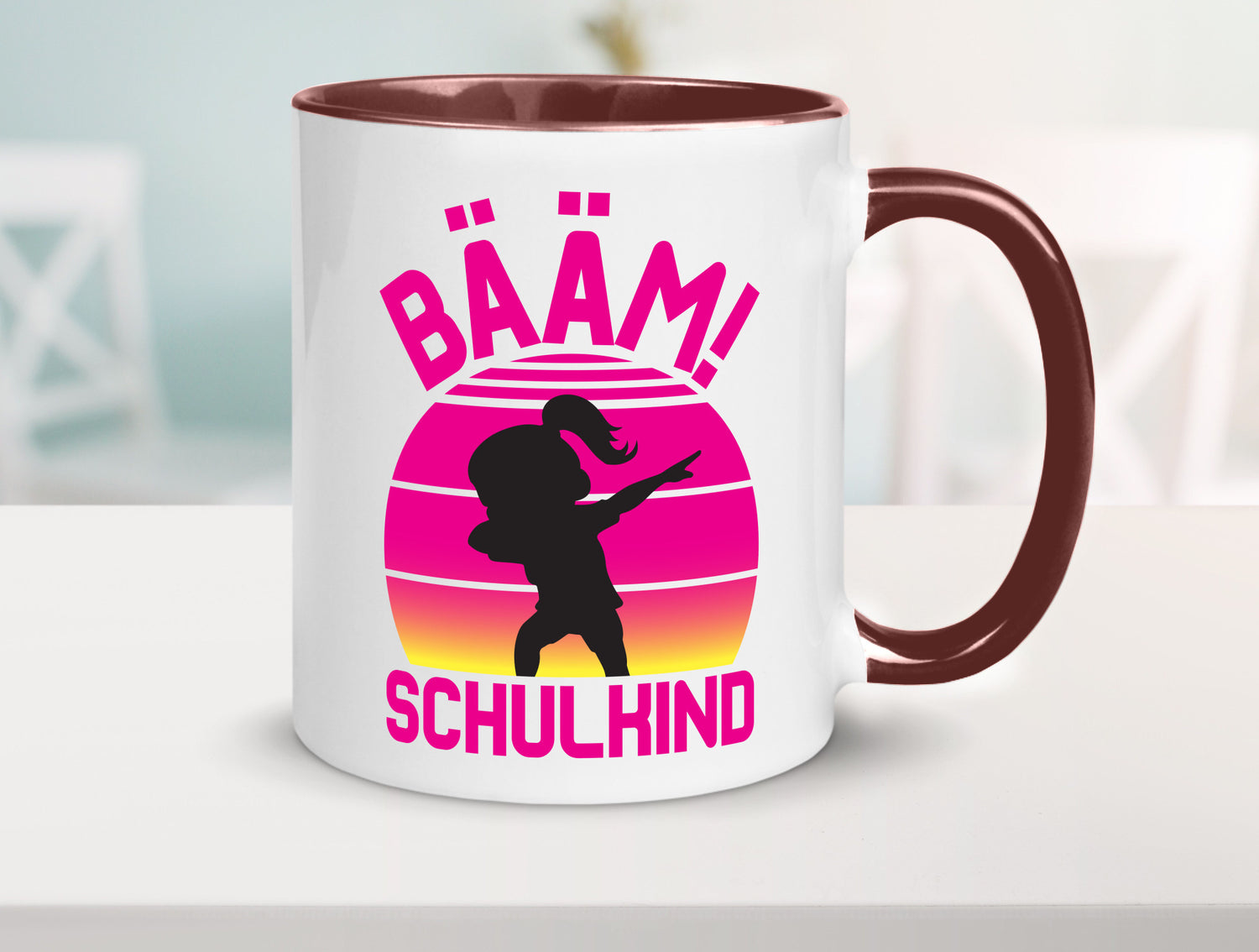 Bääm Schulkind | Einschuldung Schulanfang Geschenkidee Humor Tasse