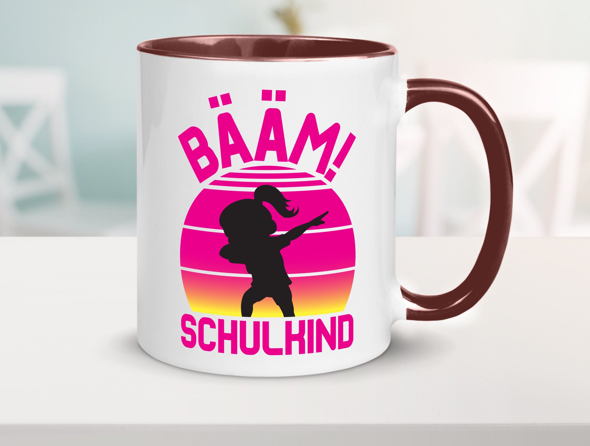 Bääm Schulkind | Einschuldung Schulanfang Geschenkidee Humor Tasse