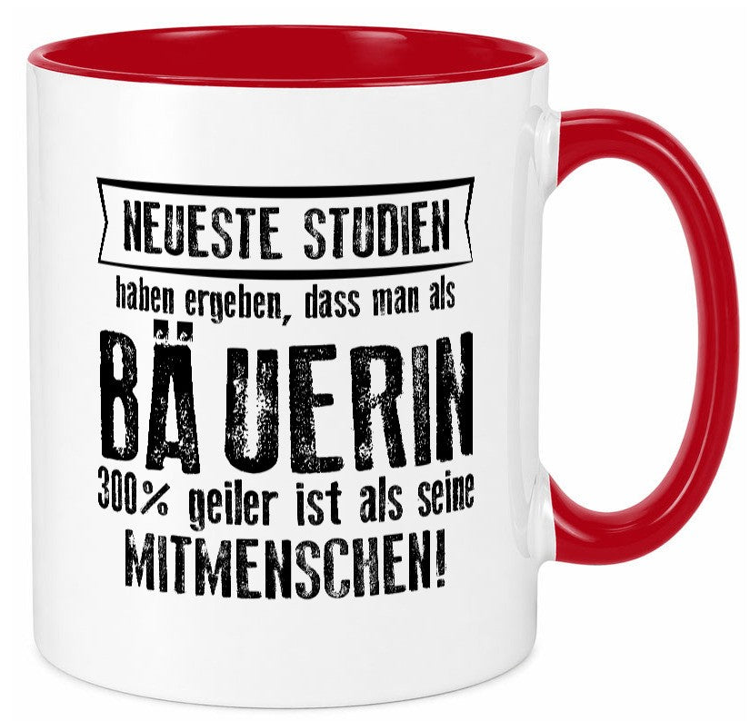 Neuste Studien: Bäuerin | Bauernhof Landwirtschaft Humor Geschenkidee Tasse