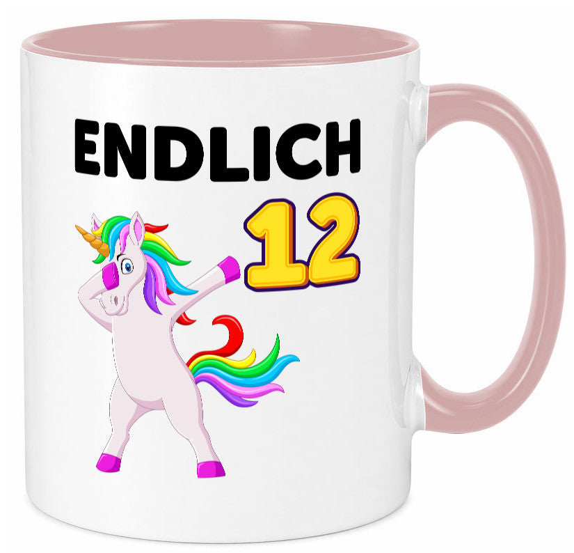 12. Geburtstag | endlich 12 Jahre Einhorn Mädchen lustig Geschenkidee Geschenk