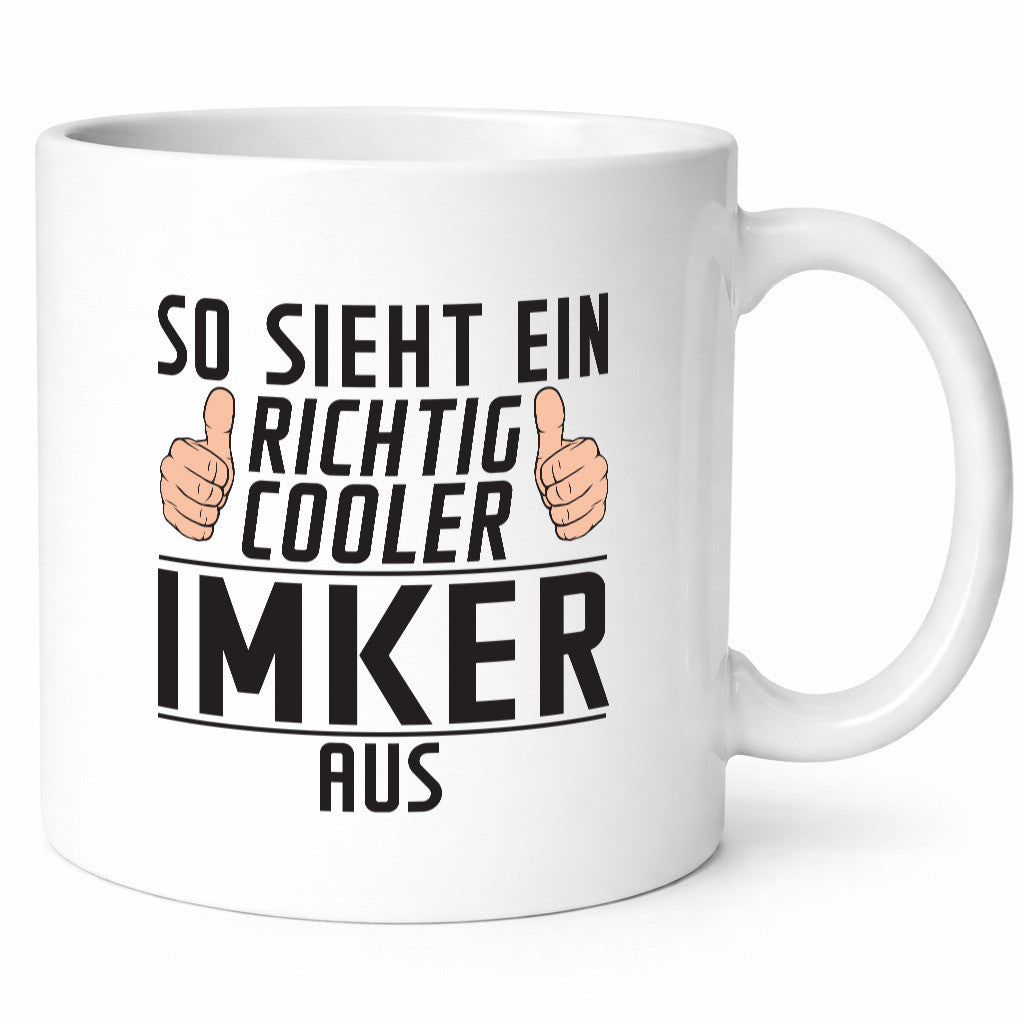 Richtig Cooler Imker | Imkerei Geschenkidee Humor Tasse