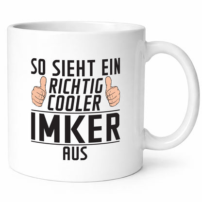 Richtig Cooler Imker | Imkerei Geschenkidee Humor Tasse